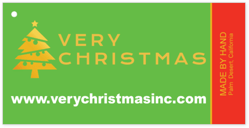 VERY CHRISTMAS HANG TAGS CKMY Very Christmas Inc product hangtag