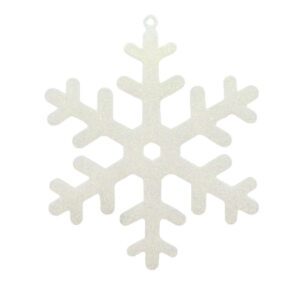 White Irridescent Snowflake Ornament 7-inch copy